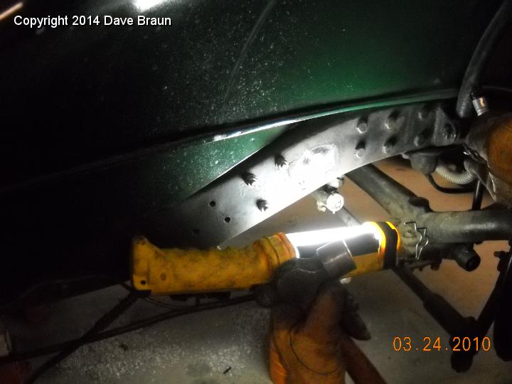 An MG TB/Install VW steering box 01